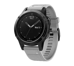 Strap-it® Garmin Epix Gen 2 Silikonarmband (Grau) Strap-it® Garmin Epix Gen 2 Silikonarmband (Grau)
