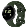 Strap-it® Strap-it Google Pixel Watch 1/2 Classic Silikonarmband (Dunkelgrün) Strap-it® Strap-it Google Pixel Watch 1/2 Classic Silikonarmband (Dunkelgrün)