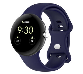 Strap-it® Google Pixel Watch 1/2 Classic Silikonarmband (Dunkelblau) Strap-it® Google Pixel Watch 1/2 Classic Silikonarmband (Dunkelblau)