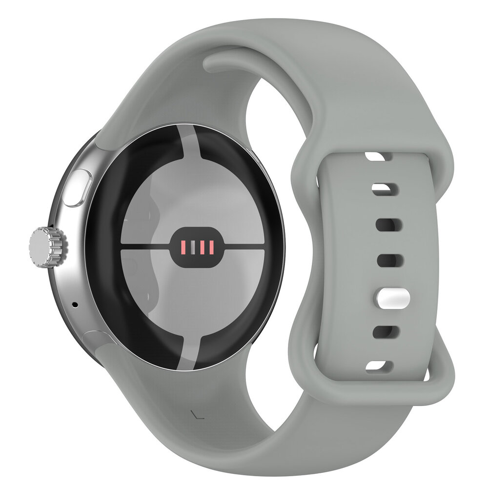 Strap-it® Strap-it Google Pixel Watch 3 - 41mm Classic Silikonarmband (Grau)