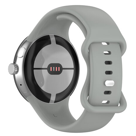 Strap-it® Strap-it Google Pixel Watch 3 - 41mm Classic Silikonarmband (Grau)