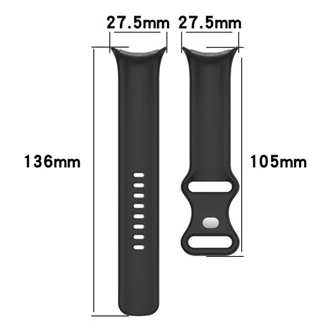 Strap-it® Strap-it Google Pixel Watch 3 - 45mm Classic Silikonarmband (Sandweiß) Strap-it® Strap-it Google Pixel Watch 3 - 45mm Classic Silikonarmband (Sandweiß)