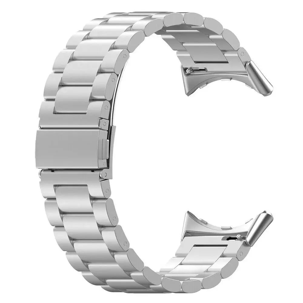 Strap-it® Strap-it Google Pixel Watch 3 - 45mm Stahlarmband (Silber)