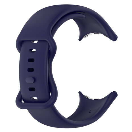 Strap-it® Strap-it Google Pixel Watch 1/2 Classic Silikonarmband (Dunkelblau) Strap-it® Strap-it Google Pixel Watch 1/2 Classic Silikonarmband (Dunkelblau)