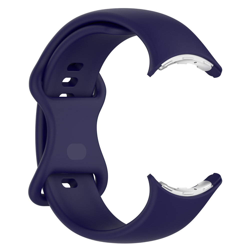 Strap-it® Strap-it Google Pixel Watch 1/2 Classic Silikonarmband (Dunkelblau) Strap-it® Strap-it Google Pixel Watch 1/2 Classic Silikonarmband (Dunkelblau)