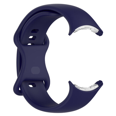 Strap-it® Strap-it Google Pixel Watch 1/2 Classic Silikonarmband (Dunkelblau) Strap-it® Strap-it Google Pixel Watch 1/2 Classic Silikonarmband (Dunkelblau)