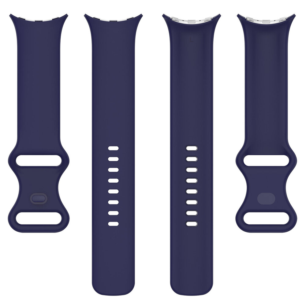 Strap-it® Strap-it Google Pixel Watch 1/2 Classic Silikonarmband (Dunkelblau) Strap-it® Strap-it Google Pixel Watch 1/2 Classic Silikonarmband (Dunkelblau)