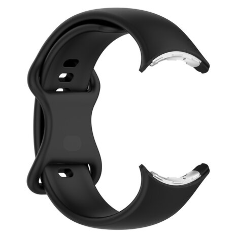 Strap-it® Strap-it Google Pixel Watch 3 - 41mm Classic Silikonarmband (Schwarz)