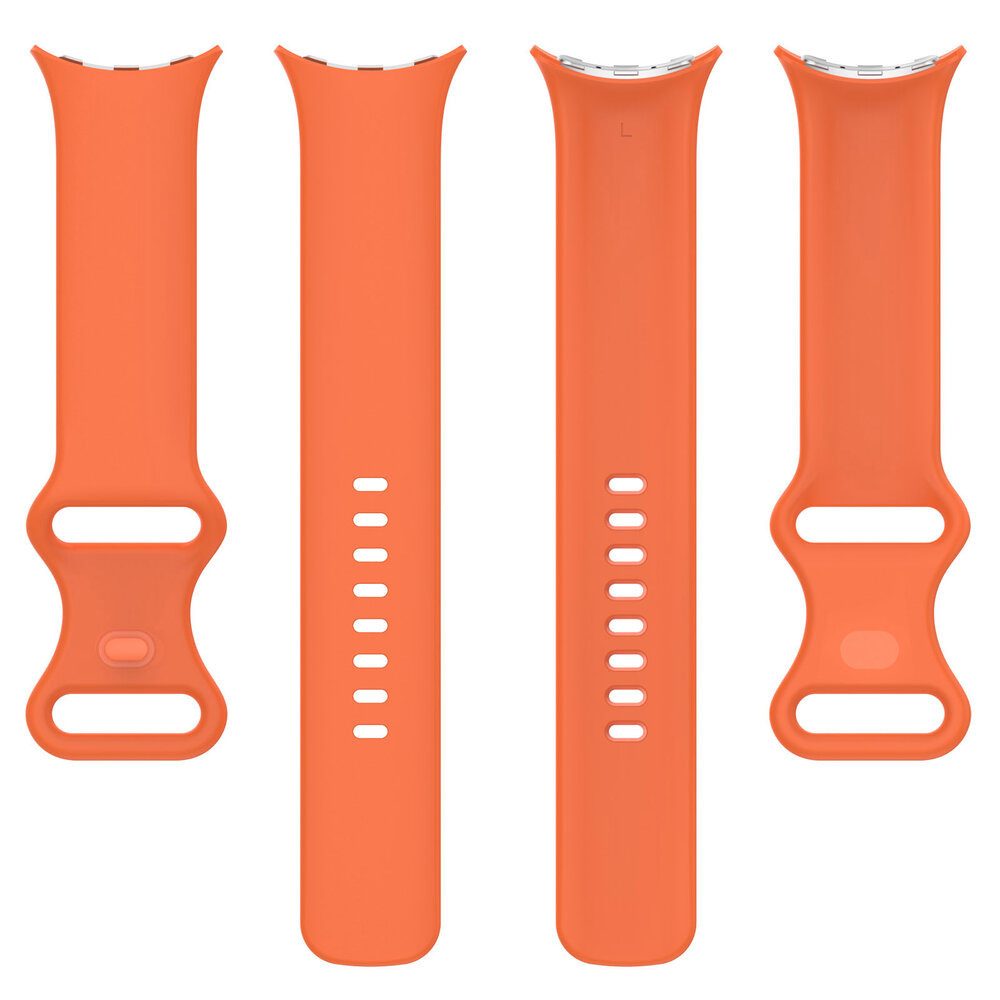 Strap-it® Strap-it Google Pixel Watch 3 - 45mm Classic Silikonarmband (Orange)
