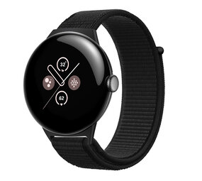 Strap-it® Google Pixel Watch 3 - 45mm Nylonarmband (Schwarz)
