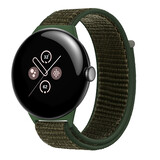 Strap-it® Google Pixel Watch 3 - 45mm Nylonarmband (Armeegrün)