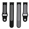 Strap-it® Strap-it Uhrenarmband 22mm Sport - Schnellverschluss (Schwarz/Grau) Strap-it® Strap-it Uhrenarmband 22mm Sport - Schnellverschluss (Schwarz/Grau)