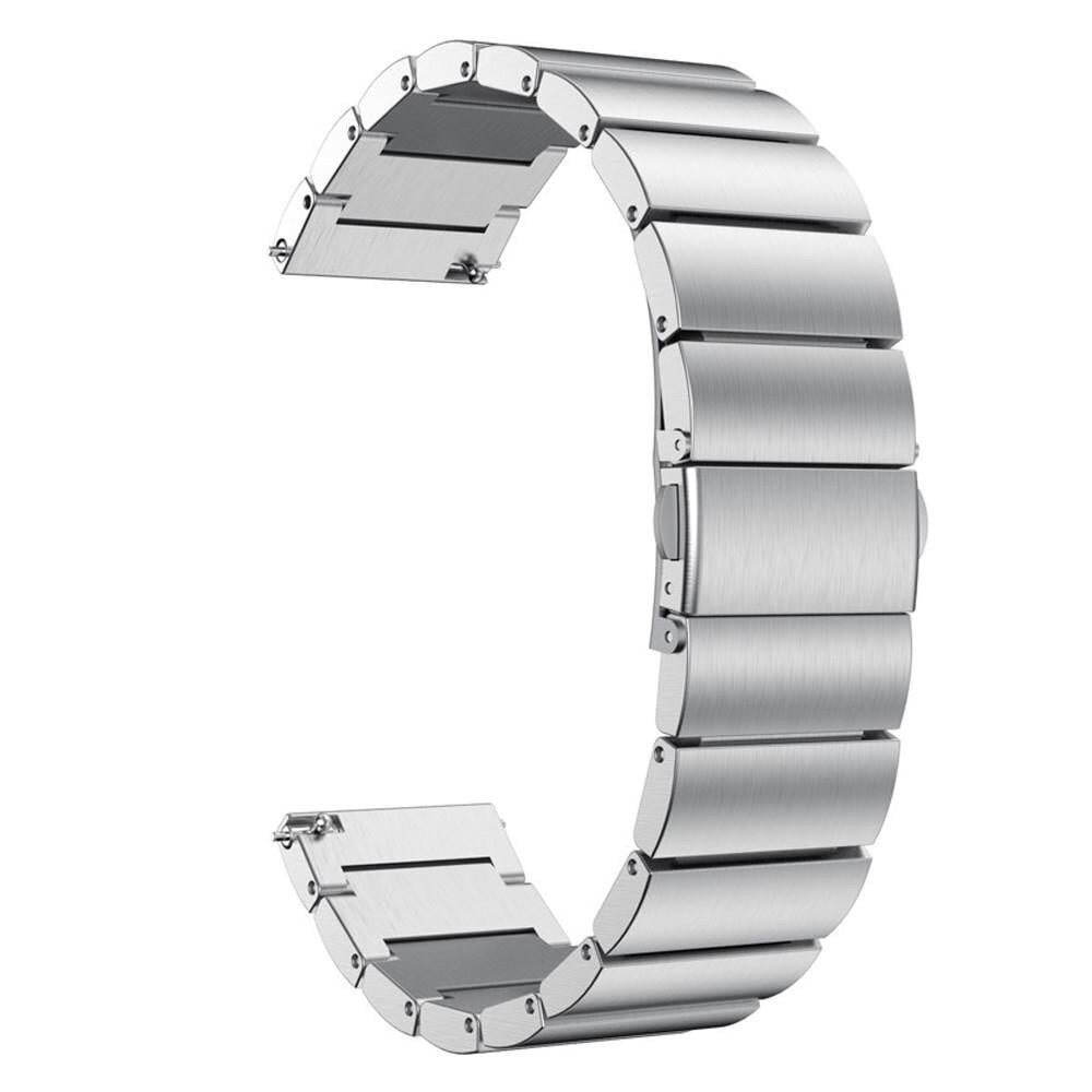 Strap-it® Strap-it Uhrenarmband 22mm Metall - Schnellverschluss (Silber)