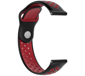 Strap-it® Uhrenarmband 20mm Sport - Schnellverschluss (Schwarz/Rot) Strap-it® Uhrenarmband 20mm Sport - Schnellverschluss (Schwarz/Rot)