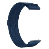 Strap-it® Uhrenarmband 20mm Milanaise - Schnellverschluss (Blau)