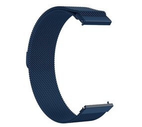 Strap-it® Uhrenarmband 20mm Milanaise - Schnellverschluss (Blau)