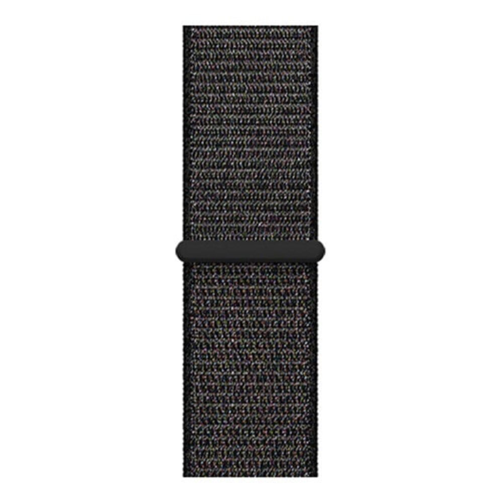 Strap-it® Strap-it Uhrenarmband 20mm Nylon - Schnellverschluss (Schwarz Mischung)