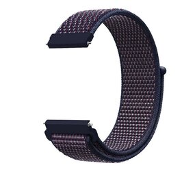 Strap-it® Uhrenarmband 20mm Nylon - Schnellverschluss (Indigo Blau)