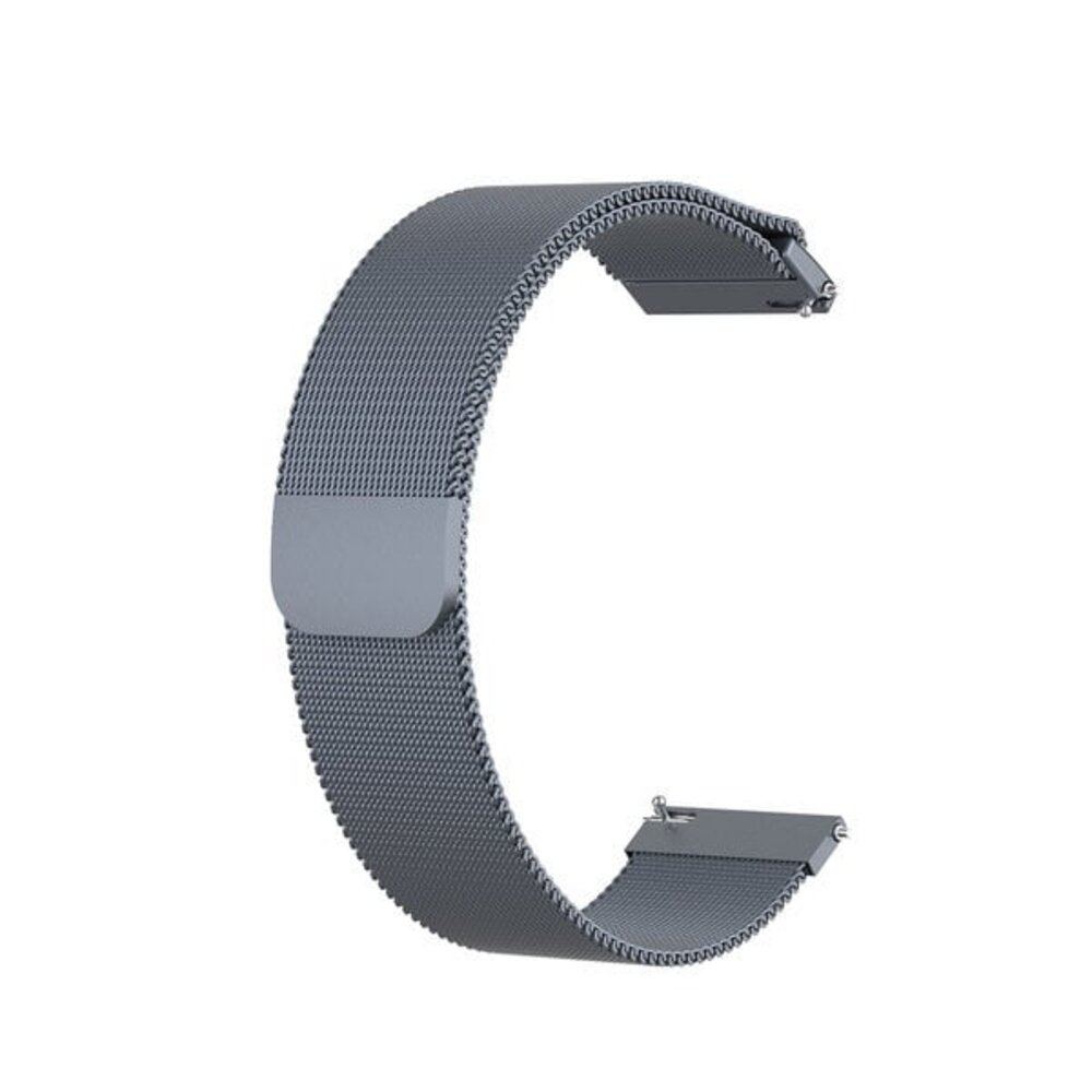Strap-it® Strap-it Uhrenarmband 18mm Milanais - Schnellverschluss (Grau)