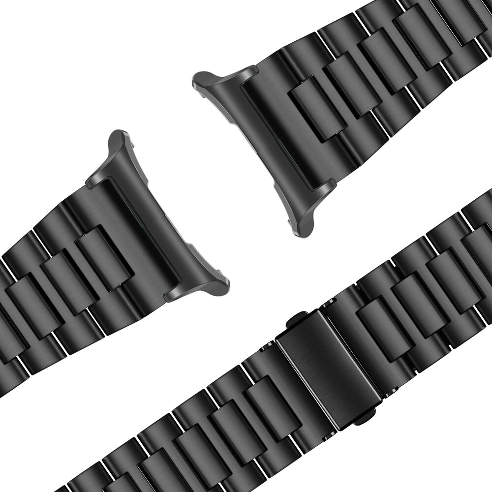 Bandz Bandz Samsung Galaxy Watch Ultra Stahlgliederband 'Deluxe' (Schwarz) Bandz Bandz Samsung Galaxy Watch Ultra Stahlgliederband 'Deluxe' (Schwarz)