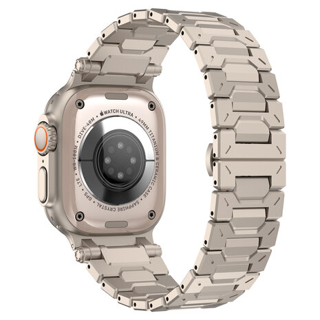 Strap-it® Strap-it Apple Watch 'Explorer' luxus Stahlarmband (Titanium) Strap-it® Strap-it Apple Watch 'Explorer' luxus Stahlarmband (Titanium)