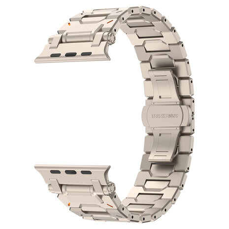 Strap-it® Strap-it Apple Watch 'Explorer' luxus Stahlarmband (Titanium) Strap-it® Strap-it Apple Watch 'Explorer' luxus Stahlarmband (Titanium)