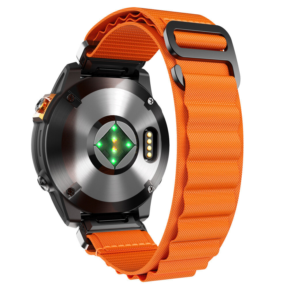 Strap-it® Strap-it Garmin Fenix 7 Alpine Armband (Orange)