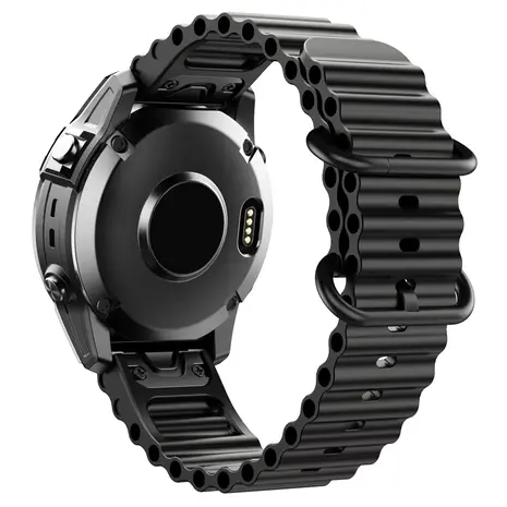 Strap-it® Strap-it Garmin Epix Gen 2 Ocean Armband (Schwarz)