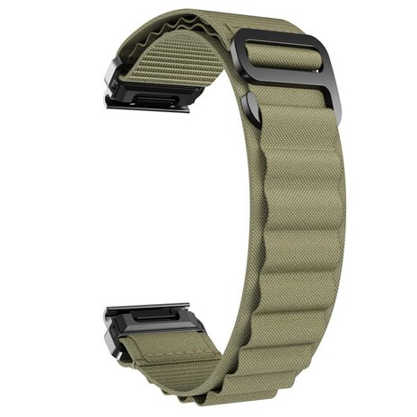 Strap-it® Strap-it Garmin Quatix 3 / 6x / 7x Solar Alpine Armband (Olivgrün) Strap-it® Strap-it Garmin Quatix 3 / 6x / 7x Solar Alpine Armband (Olivgrün)