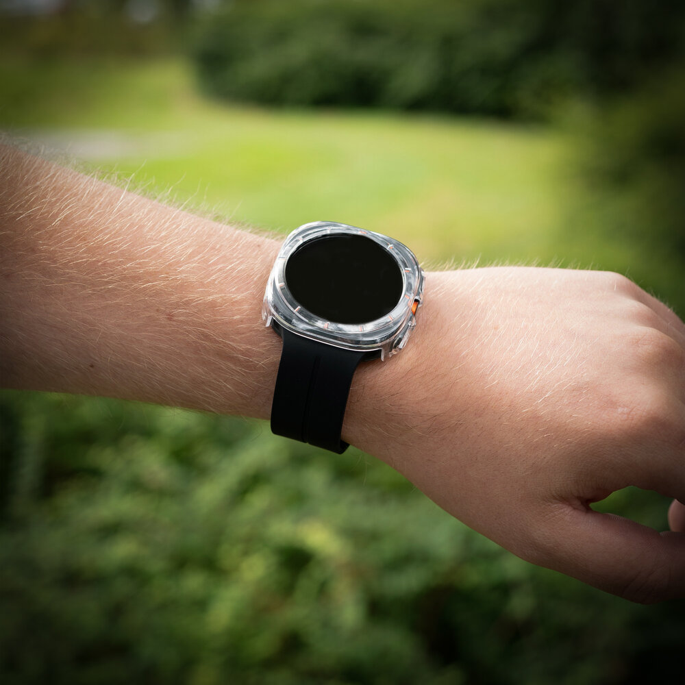 Strap-it® Strap-it Samsung Galaxy Watch Ultra Hartschalenhülle (Transparent) Strap-it® Strap-it Samsung Galaxy Watch Ultra Hartschalenhülle (Transparent)