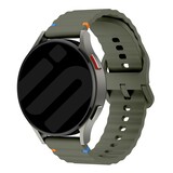 Strap-it® Samsung Galaxy Watch Active Wave Silikonarmband (Armeegrün) Strap-it® Samsung Galaxy Watch Active Wave Silikonarmband (Armeegrün)