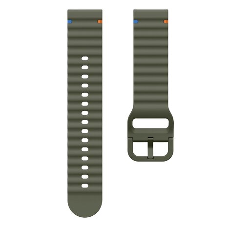 Strap-it® Strap-it Amazfit GTS 2 Wave Silikonarmband (Armeegrün) Strap-it® Strap-it Amazfit GTS 2 Wave Silikonarmband (Armeegrün)