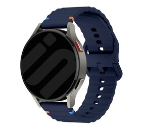 Strap-it® Amazfit Bip U (Pro) Wave Silikonarmband (Dunkelblau) Strap-it® Amazfit Bip U (Pro) Wave Silikonarmband (Dunkelblau)