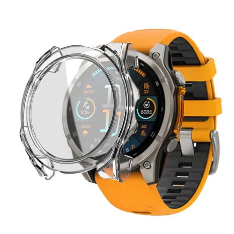 Strap-it® Strap-it Garmin Fenix 8 - 43mm Hartschale mit Glas (Transparent)