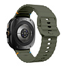 Strap-it® Strap-it Samsung Galaxy Watch Ultra Wave Silikonarmband (Armeegrün) Strap-it® Strap-it Samsung Galaxy Watch Ultra Wave Silikonarmband (Armeegrün)
