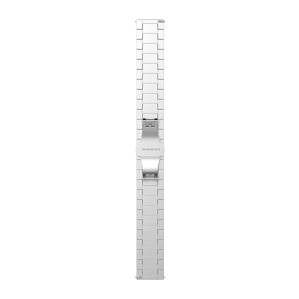 Strap-it® Strap-it Huawei Watch GT 5 - 41mm Metallarmband (Silber)