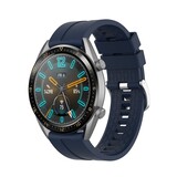 Strap-it® Huawei Watch GT 4 - 46mm Extreme Silikonarmband (Dunkelblau) Strap-it® Huawei Watch GT 4 - 46mm Extreme Silikonarmband (Dunkelblau)