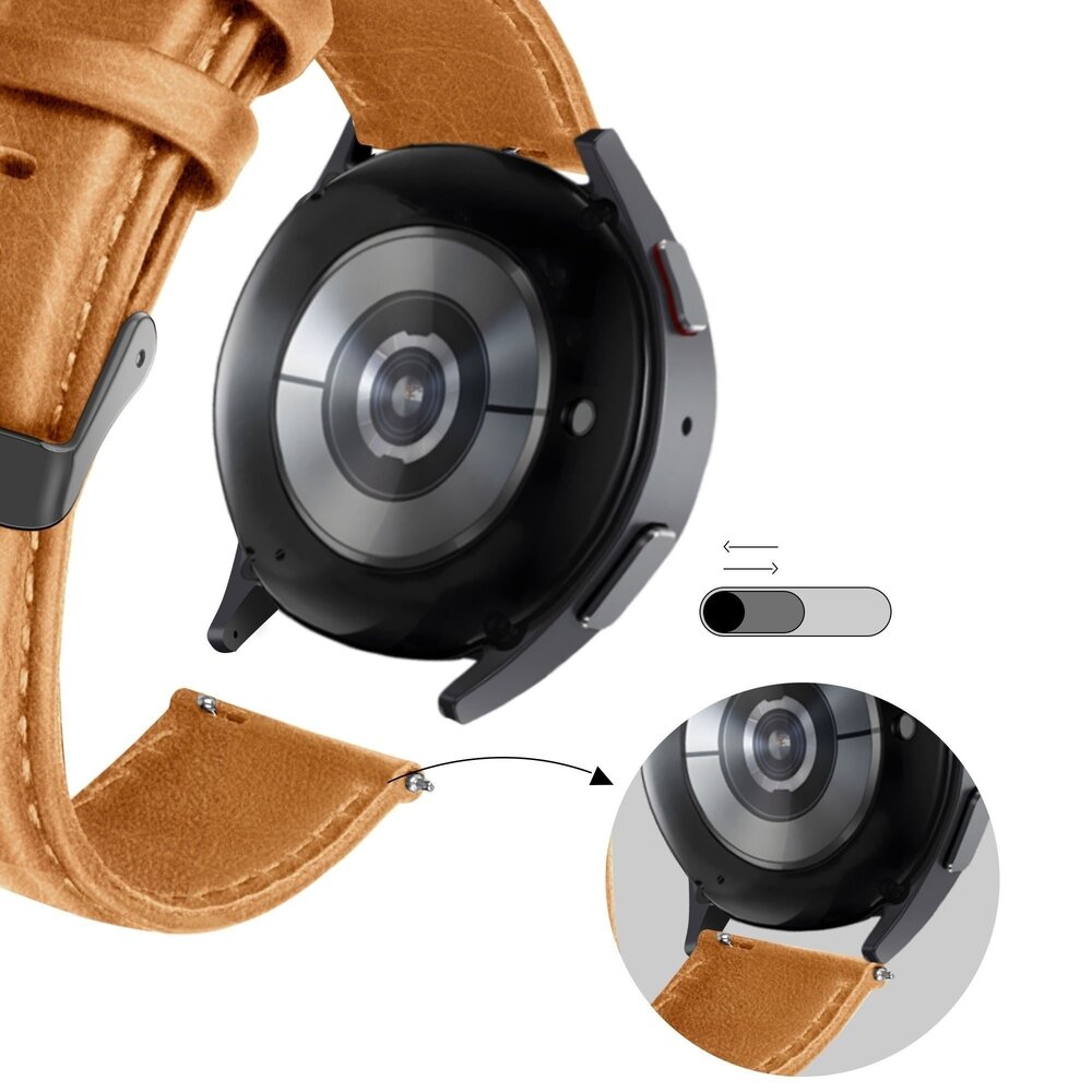 Bandz Bandz Suunto 5 Peak Lederarmband 'Classic' (Braun) Bandz Bandz Suunto 5 Peak Lederarmband 'Classic' (Braun)