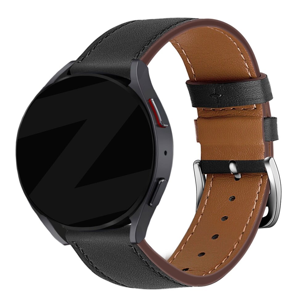 Bandz Bandz Suunto Vertical Lederarmband 'Deluxe' (Schwarz)