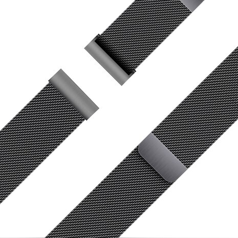 Bandz Bandz Coros Apex 46mm Milanese Loop Band (Schwarz) Bandz Bandz Coros Apex 46mm Milanese Loop Band (Schwarz)