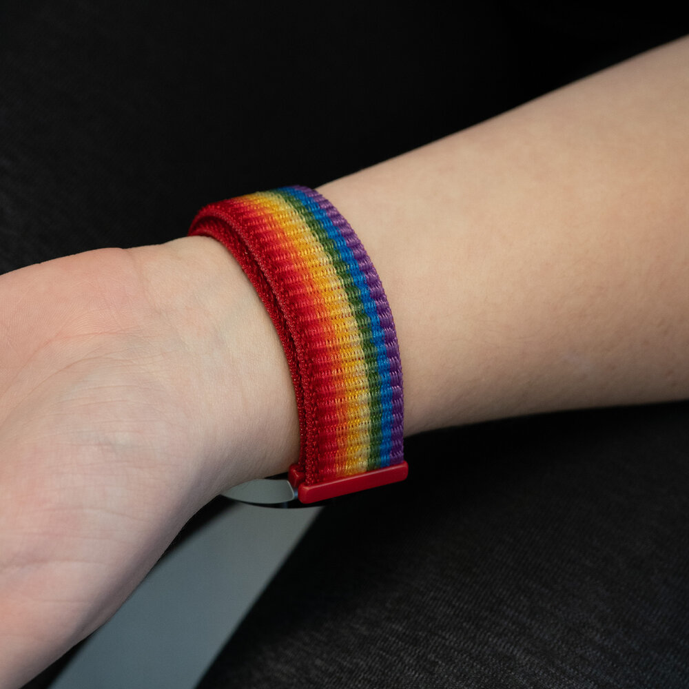 Bandz Bandz Coros Pace 2 Nylon Loop Armband (Regenbogen) Bandz Bandz Coros Pace 2 Nylon Loop Armband (Regenbogen)