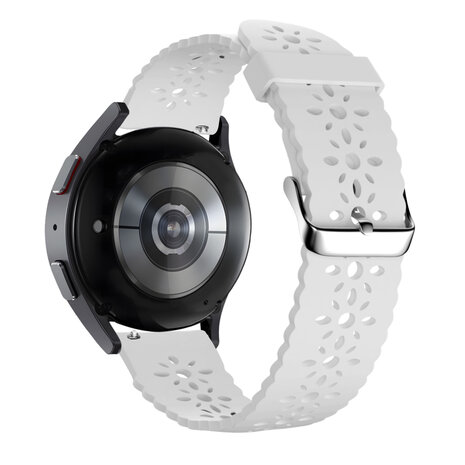 Bandz Bandz Coros Pace 2 Silikonarmband mit Muster (Weiß)