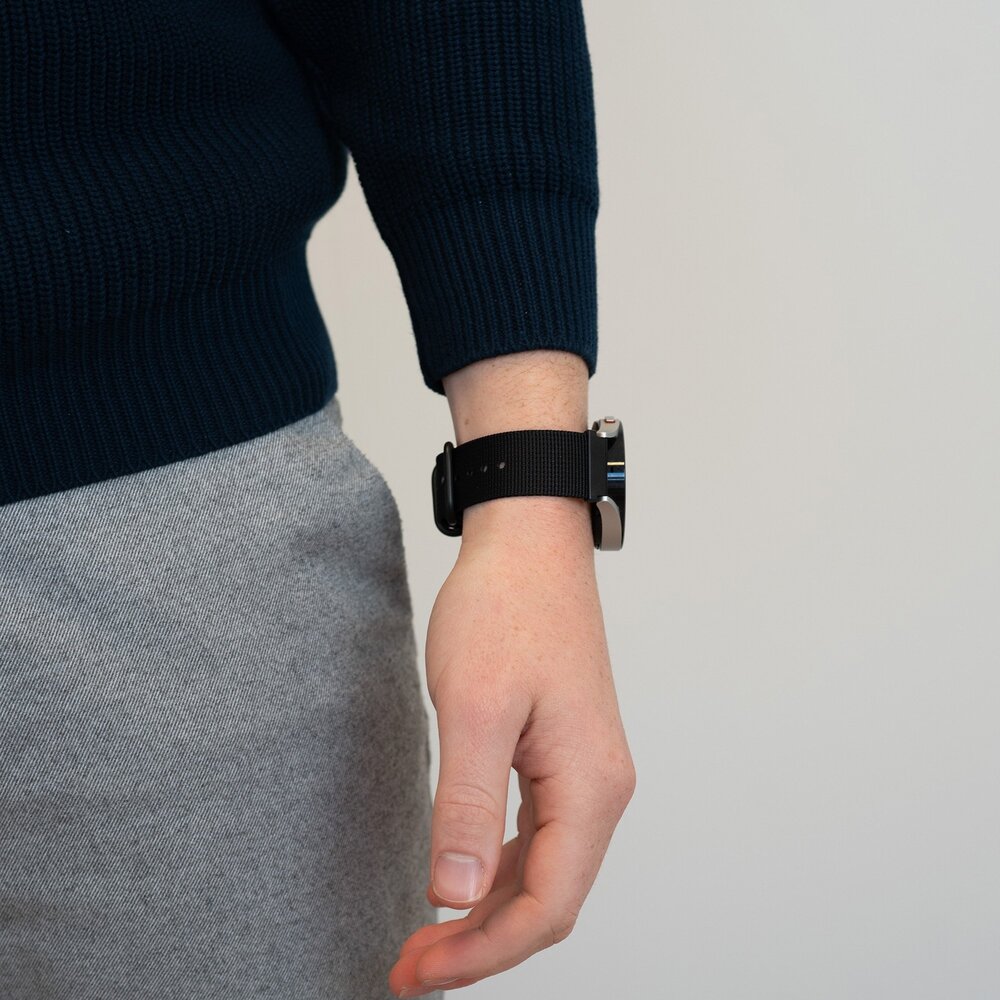Bandz Bandz Coros Apex 2 Nylon Armband mit Schnalle (Schwarz) Bandz Bandz Coros Apex 2 Nylon Armband mit Schnalle (Schwarz)
