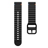 Strap-it® Strap-it Coros Apex 2 wave Silikonarmband (Schwarz) Strap-it® Strap-it Coros Apex 2 wave Silikonarmband (Schwarz)