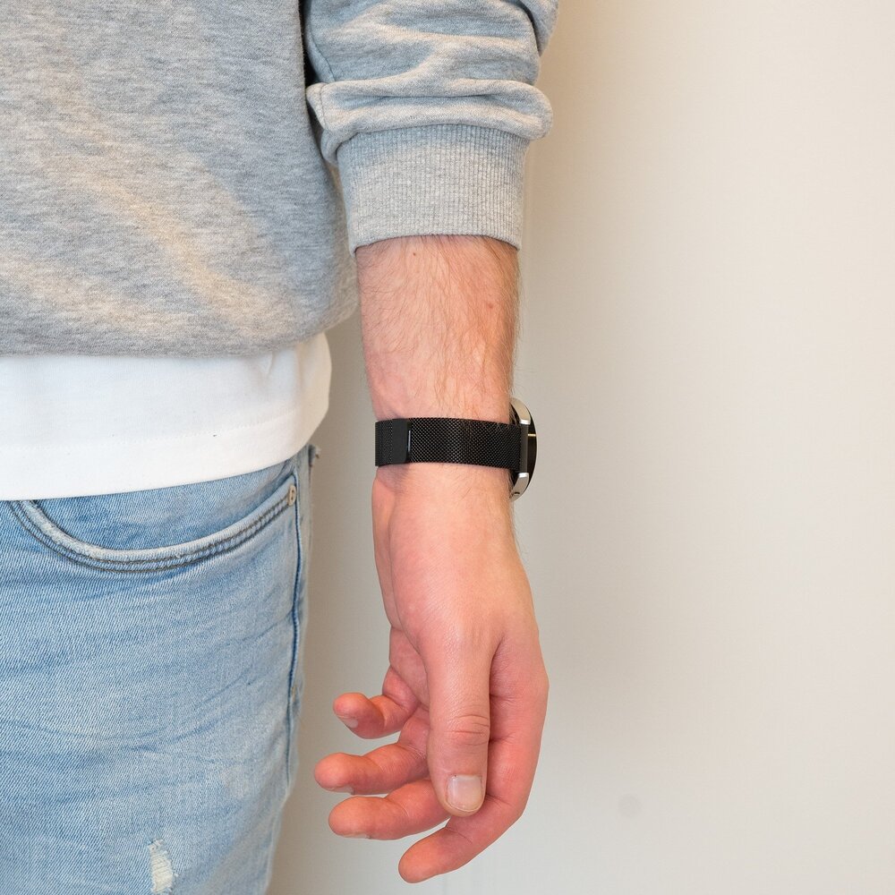 Bandz Bandz Coros Apex 42mm Milanese Loop Band (Schwarz) Bandz Bandz Coros Apex 42mm Milanese Loop Band (Schwarz)