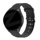 Bandz Bandz Coros Apex 42mm Silikonarmband mit Muster (Schwarz)