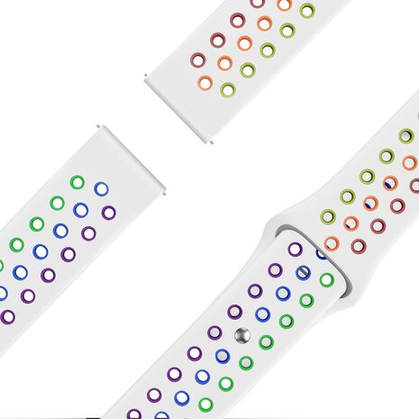 Bandz Bandz Coros Apex 42mm Sportarmband 'Deluxe' (Weiß/Rainbow) Bandz Bandz Coros Apex 42mm Sportarmband 'Deluxe' (Weiß/Rainbow)