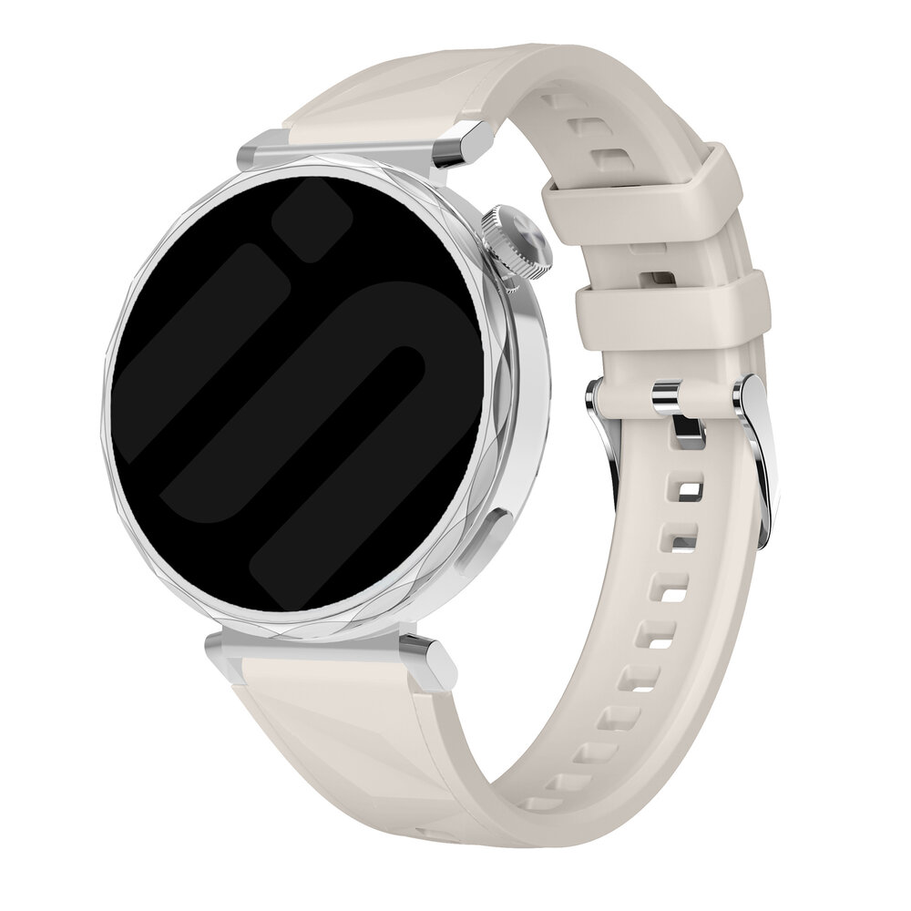 Strap-it® Strap-it Huawei Watch GT 4 - 41mm Premium Silikonarmband (Polarstern)
