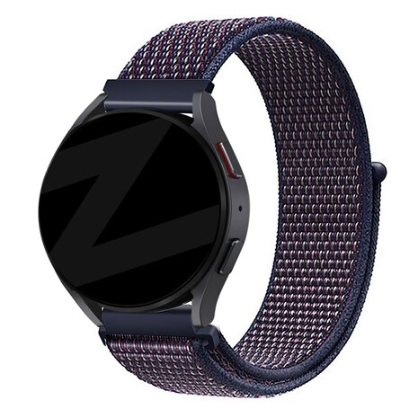 Bandz Bandz TicWatch 22mm Nylon Loop Armband (Indigo) Bandz Bandz TicWatch 22mm Nylon Loop Armband (Indigo)