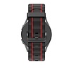 Bandz Bandz TicWatch 22mm Sport Armband gestreift (Schwarz/Rot) Bandz Bandz TicWatch 22mm Sport Armband gestreift (Schwarz/Rot)